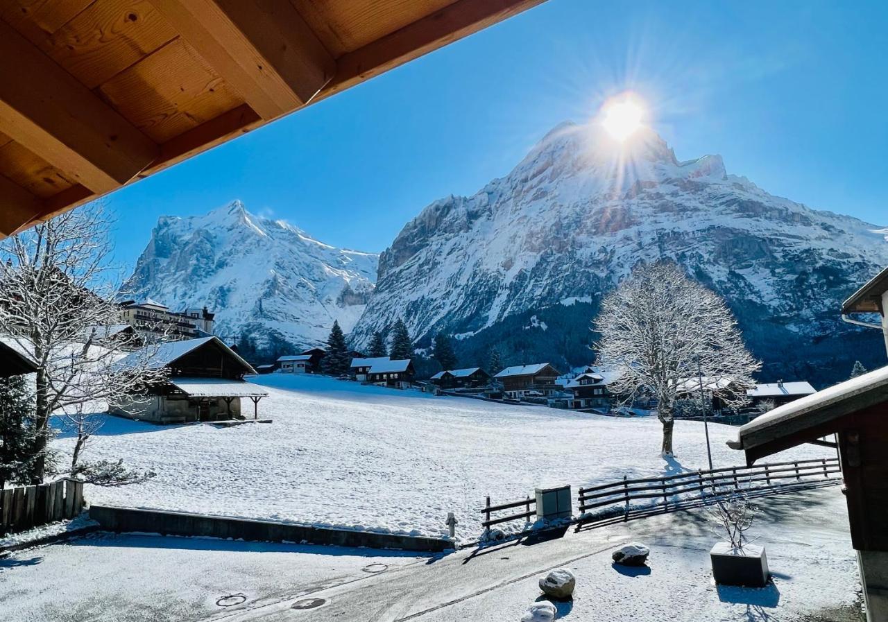 Chalet Carve - Apartments Eiger, Moench And Jungfrau Grindelwald Exterior foto